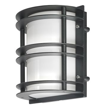 1 Light Flush Light - Textured Black