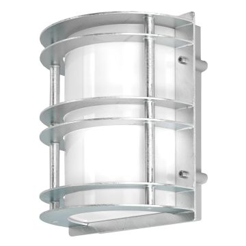 1 Light Flush Light - Galvanised