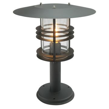 1 Light Grande Pedestal - Textured Black