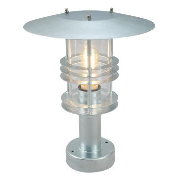 1 Light Pedestal - Galvanised