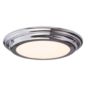 1 Light Flush - Polished Chrome