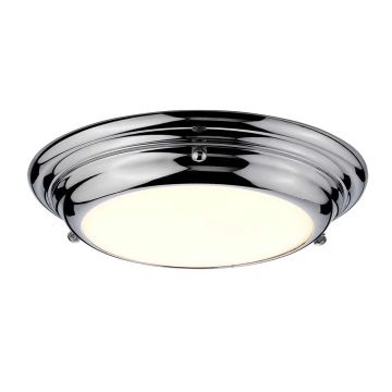 1 Light Mini Flush - Polished Chrome