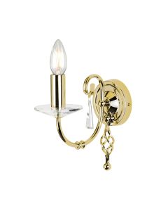 1 Light Wall Light - Polished Brass