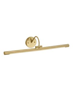 1 Light Large LED Picture Light - Brushed Brass