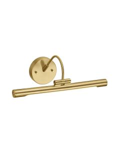 1 Light Small LED Picture Light - Brushed Brass