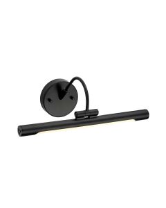 1 Light Small LED Picture Light - Black