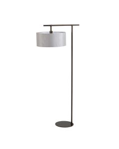 1 Light Floor Lamp - Dark Brown - Dark Brown