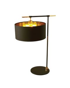 1 Light Table Lamp - Black/Polished Brass