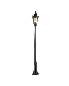 1 Light Large Lamp Post - Weathered Bronze