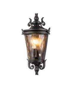 1 Light Medium Half Lantern - Weathered Bronze