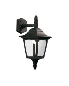 1 Light Mini Down Wall Lantern - Textured Black