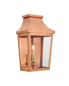 1 Light Large Half Lantern - Copper