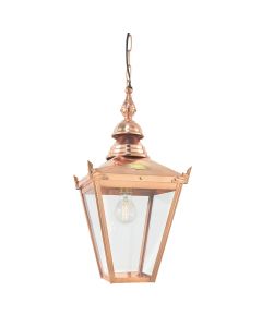 1 Light Chain Lantern - Copper