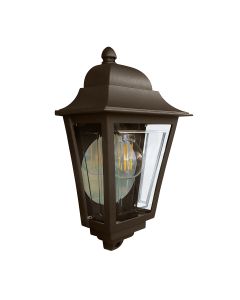 1 Light Half Wall Lantern - Bronze