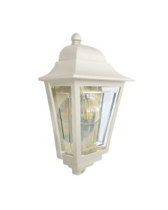 1 Light Half Wall Lantern - Cream