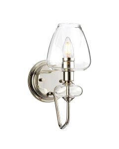 1 Light Wall Light - Polished Nickel - Polished Nickel