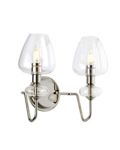 2 Light Wall Light - Polished Nickel - Polished Nickel