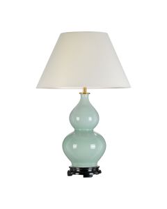 1 Light Gourd Table Lamp - Celadon