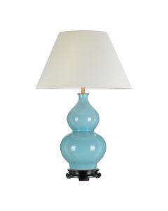 1 Light Gourd Table Lamp - Duck Egg Blue