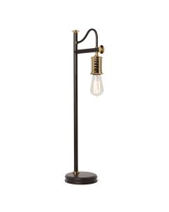 1 Light Table Lamp - Black/Polished Brass