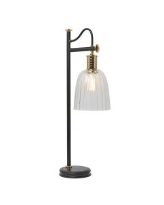 1 Light Table Lamp - Black/Polished Brass