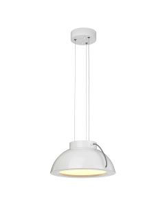 1 Light Medium LED Pendant - White