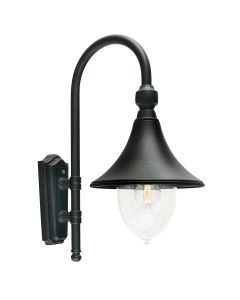 1 Light Wall Lantern - Textured Black