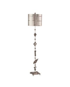 1 Light Floor Lamp - Silver - Aged Silver