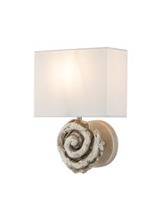 1 Light Large Wall Light - Bone White