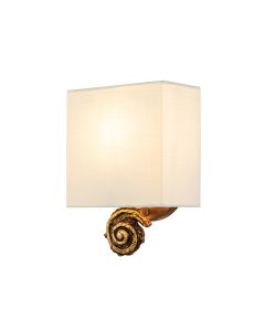 1 Light Small Wall Light - Gold Leaf