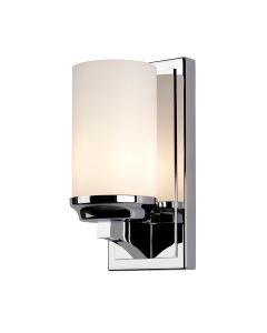 1 Light Small Wall Light - Polished Chrome