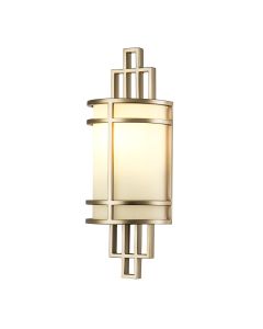 1 Light Wall Light - Painted Natural Brass