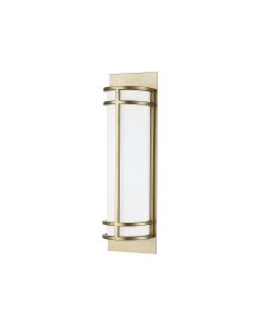 2 Light Wall Light - Painted Natural Brass