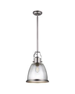 1 Light Large Pendant Satin Nickel - Satin Nickel