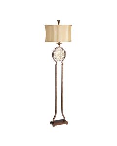 1 Light Floor Lamp - Bronze/Gold Patina