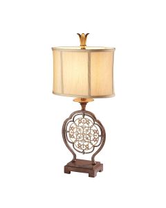 1 Light Table Lamp - Bronze/Gold Patina