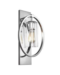 1 Light Wall Light - Polished Chrome