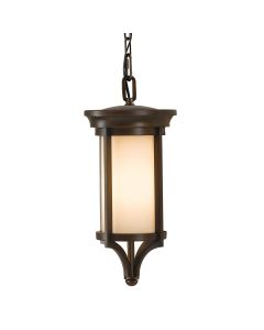 1 Light Small Chain Lantern - Brushed Bronze