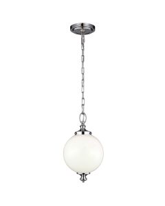 1 Light Small Pendant - Polished Nickel