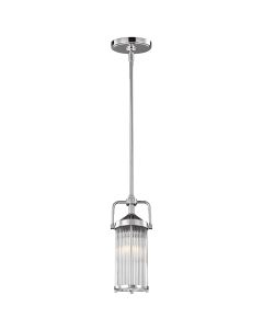 1 Light Mini Pendant - Polished Chrome