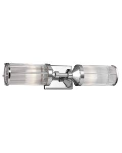 2 Light Bar Light - Polished Chrome