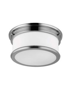 2 Light Flush - Polished Chrome