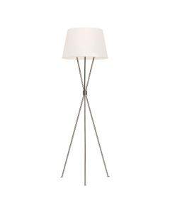 1 Light Floor Lamp - Polished Nickel