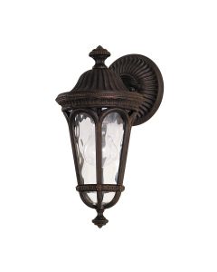 1 Light Small Wall Lantern - Old Painted Bronze