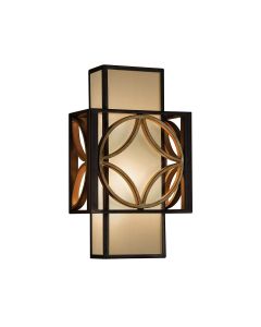 1 Light Wall Light - Brushed Bronze/Gold Patina