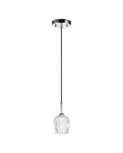 1 Light Mini Pendant - Polished Nickel