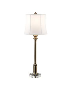 1 Light Buffet Lamp - Antique Brass