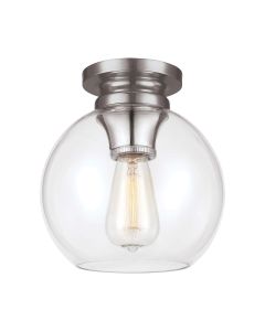 1 Light Flush - Polished Nickel