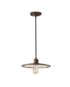 1 Light Pendant - Light Bronze