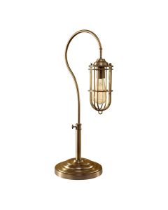 1 Light Table Lamp - Dark Aged Brass